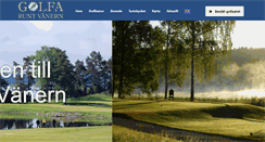 Desktop Screenshot of golfaruntvanern.se